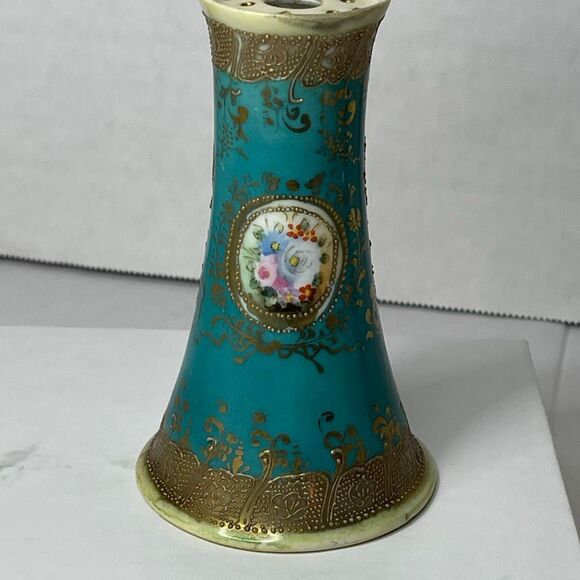 Antique Nippon hat pin holders. Hand painted gold gilding. - Picture 2 of 6